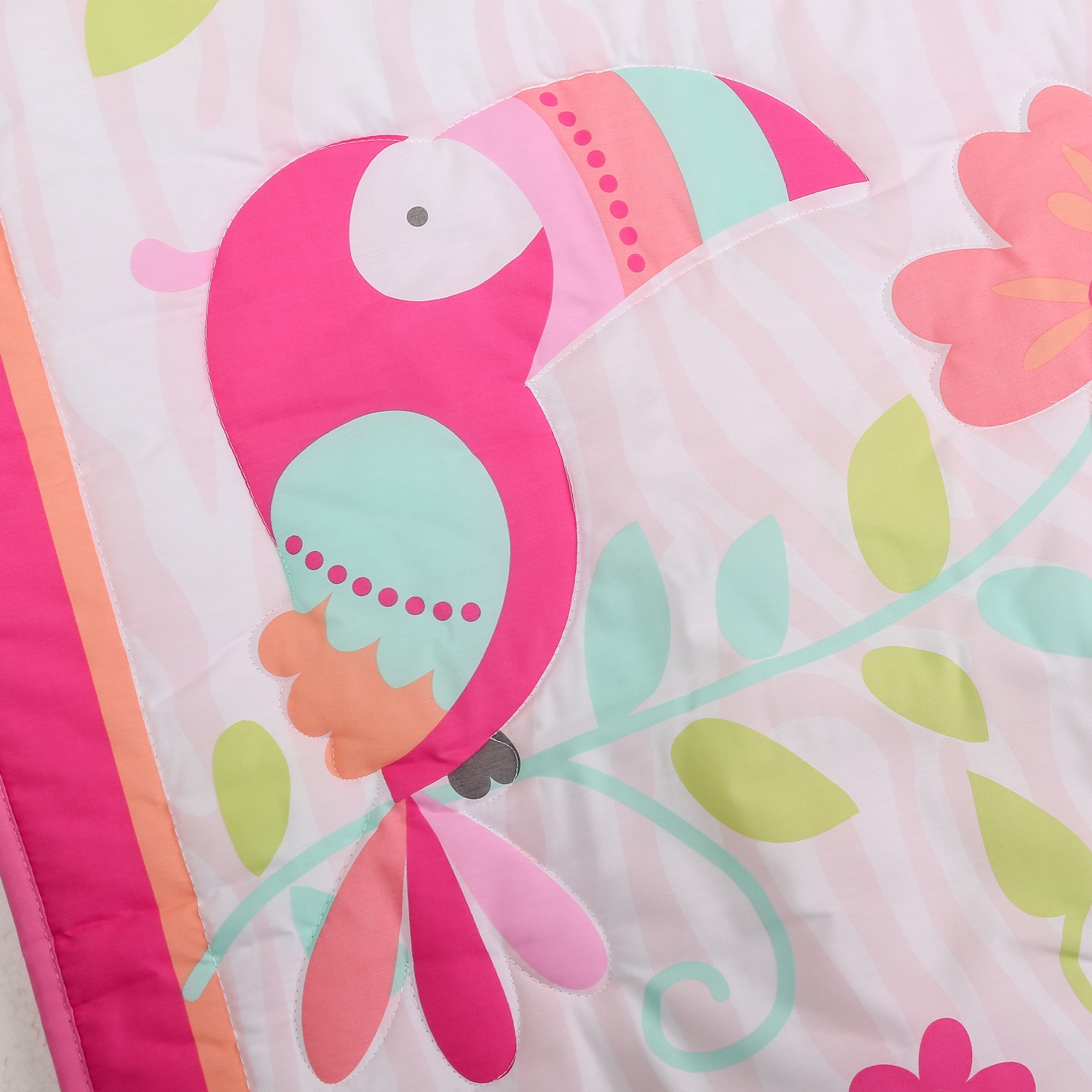 Pink Elephant Cot Baby Bedding - Baby Nursery Bedding recension och pris