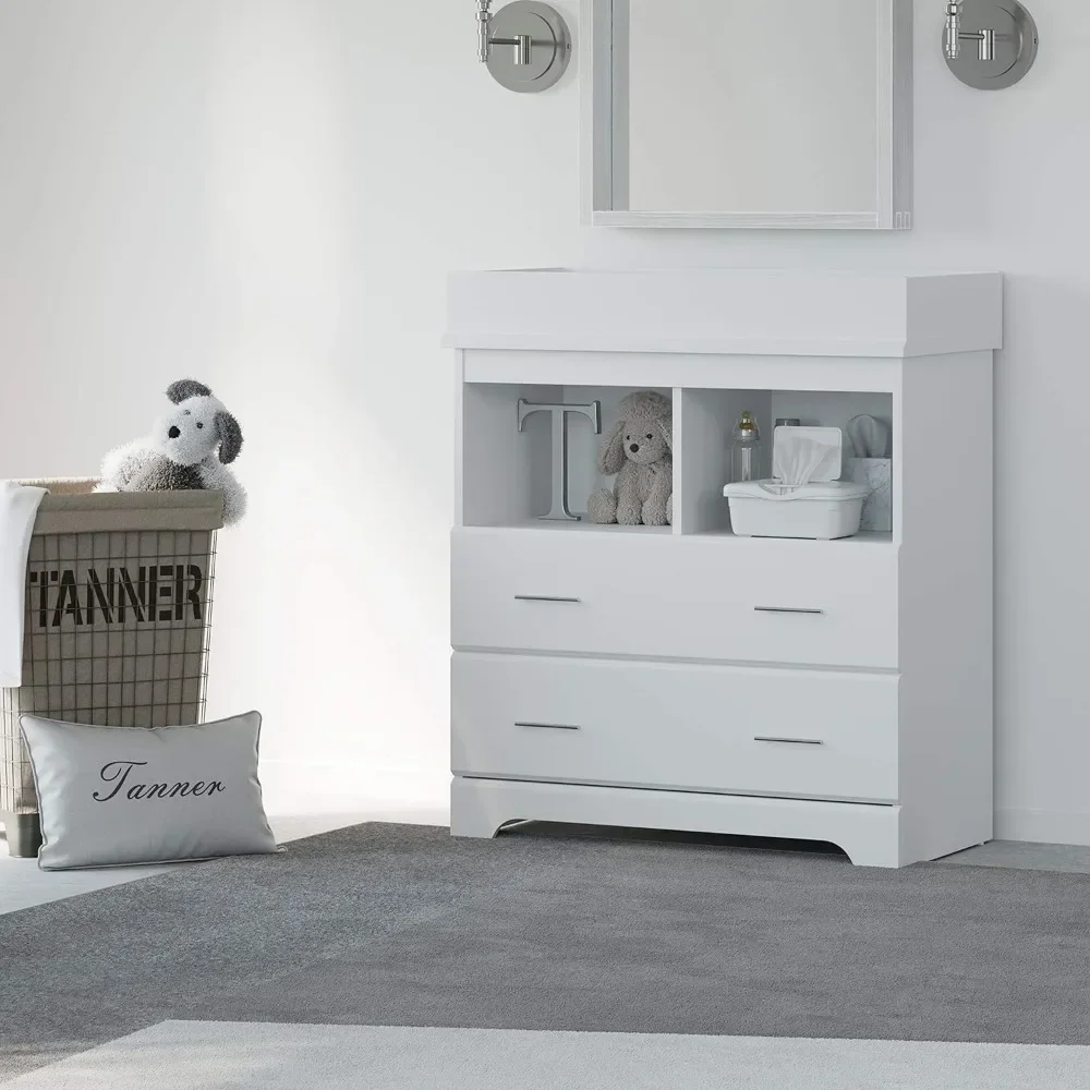 2 Drawer Changing Table Dresse - Changing Table Topper recension och pris