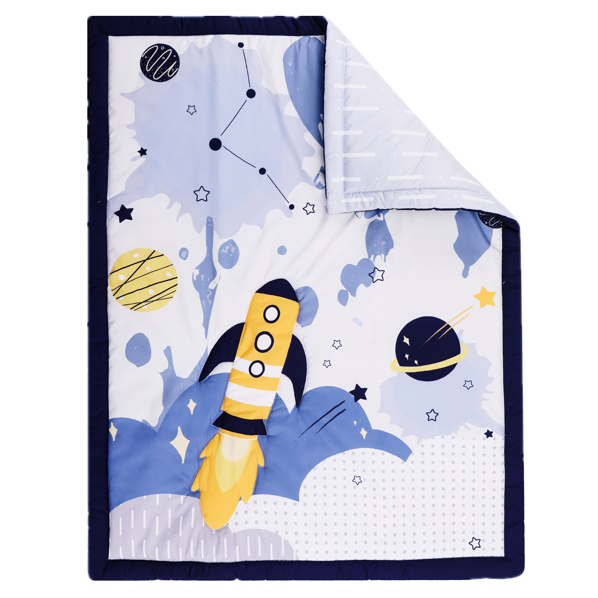 4Pcs Aviation Nursery Crib Bed - Baby Nursery Bedding recension och pris