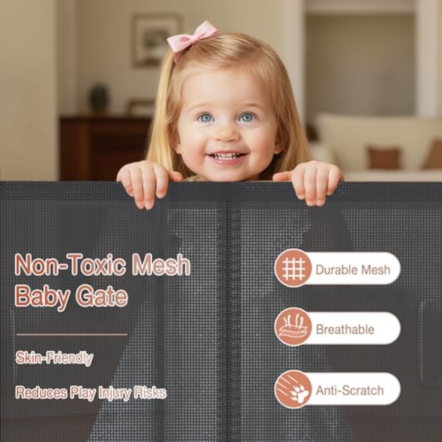 Retractable baby gate for indo - Baby Gate Extra Wide recension och pris
