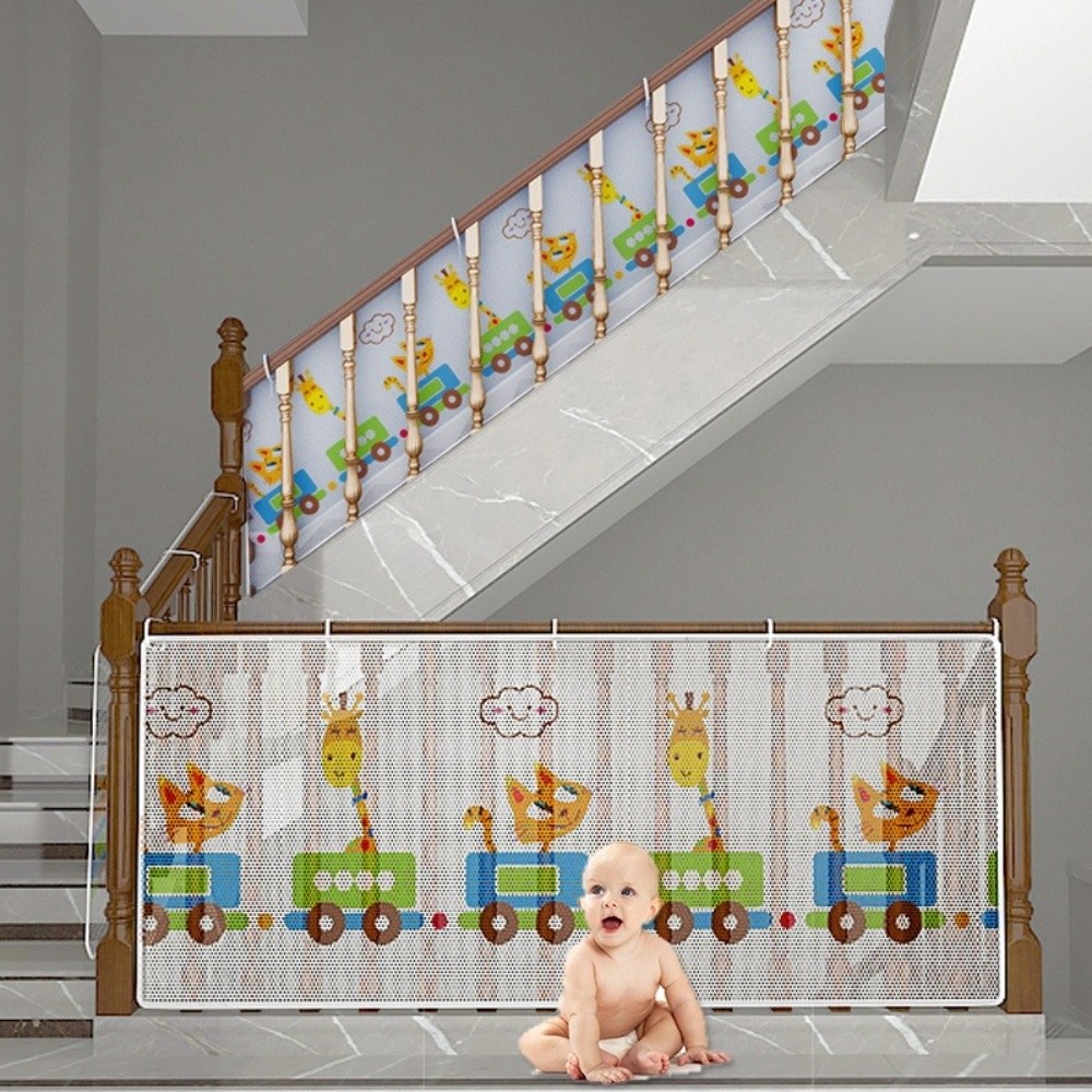 Mesh Children's Safety Barrier - Baby Gate Extra Wide recension och pris