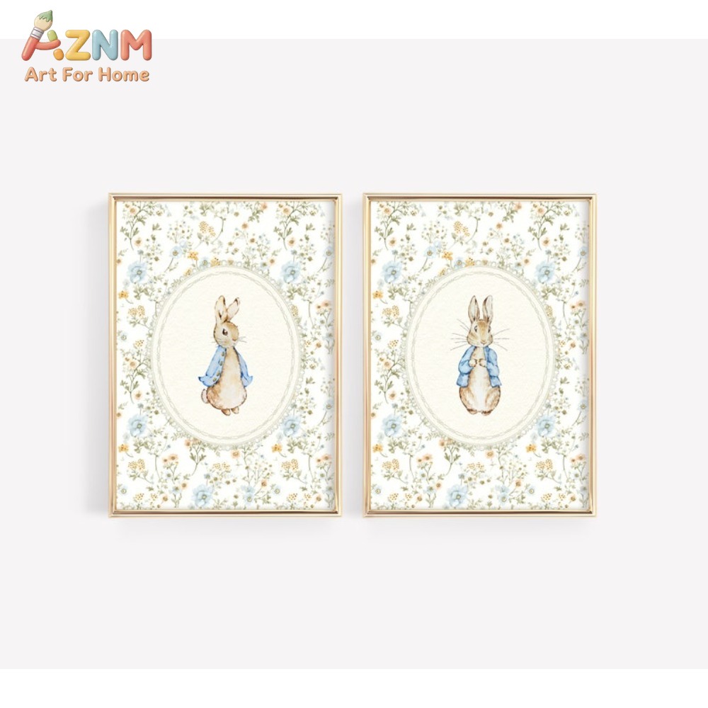 AZNM Vintage Peter Rabbit Canv - Baby Nursery Pictures recension och pris