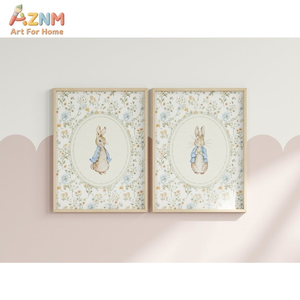 AZNM Vintage Peter Rabbit Canv - Baby Nursery Pictures recension och pris