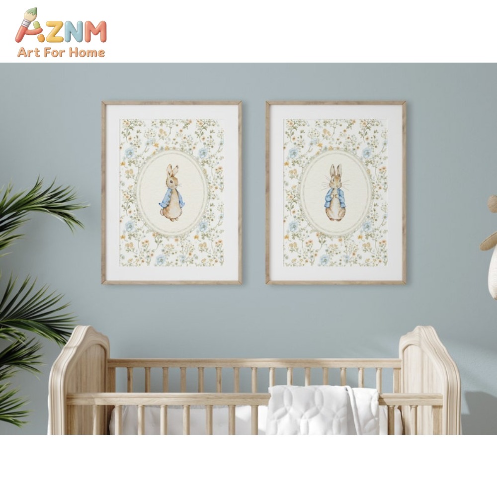AZNM Vintage Peter Rabbit Canv - Baby Nursery Pictures recension och pris