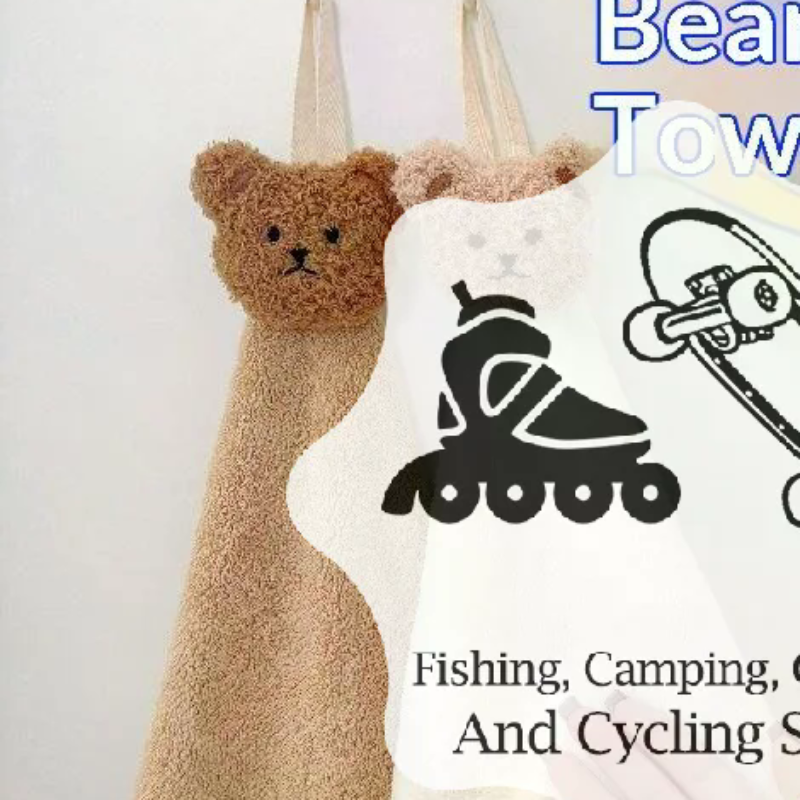 Children Cartoon Hand Towels Q - Baby Nursery Water recension och pris