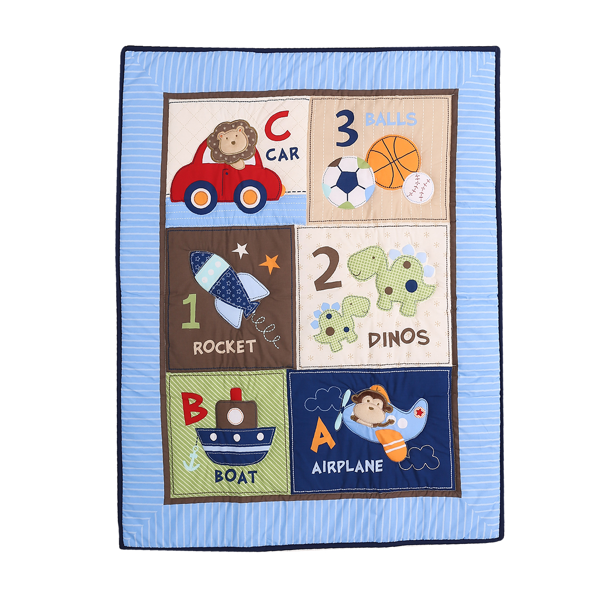 7Piece Crib Bedding Set Infant - Baby Nursery Bedding recension och pris