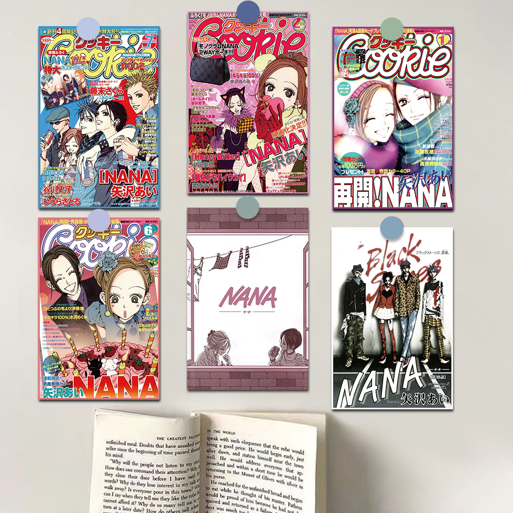 10 PCS Hot Anime Nana Poster S - Baby Nursery Decals recension och pris