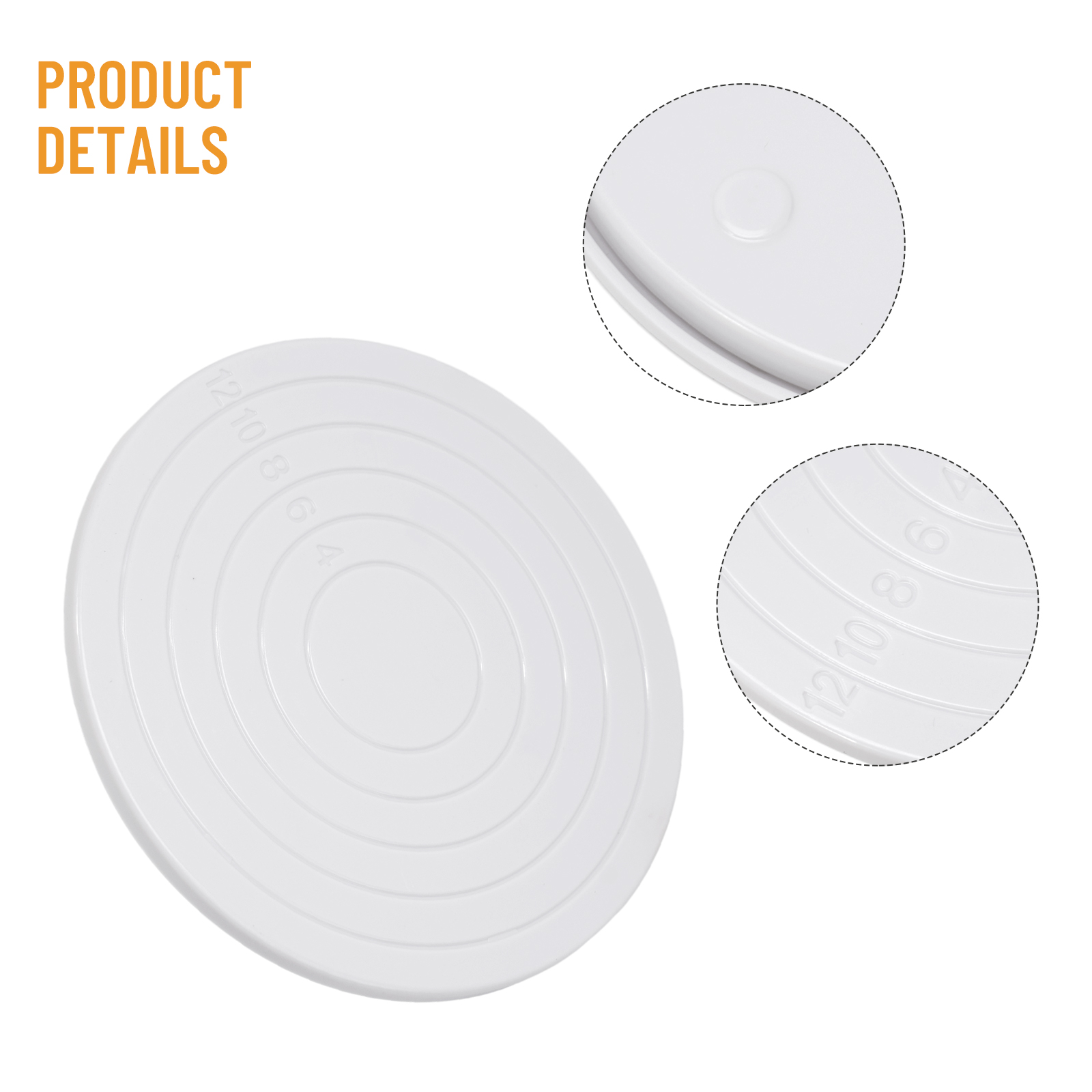 Plastic Cake Plate Turntable R - Changing Table Topper recension och pris