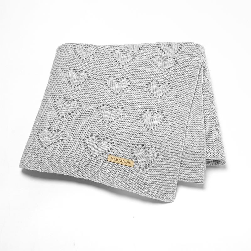 Baby Cotton Blankets Knitted N - Baby Nursery Bedding recension och pris
