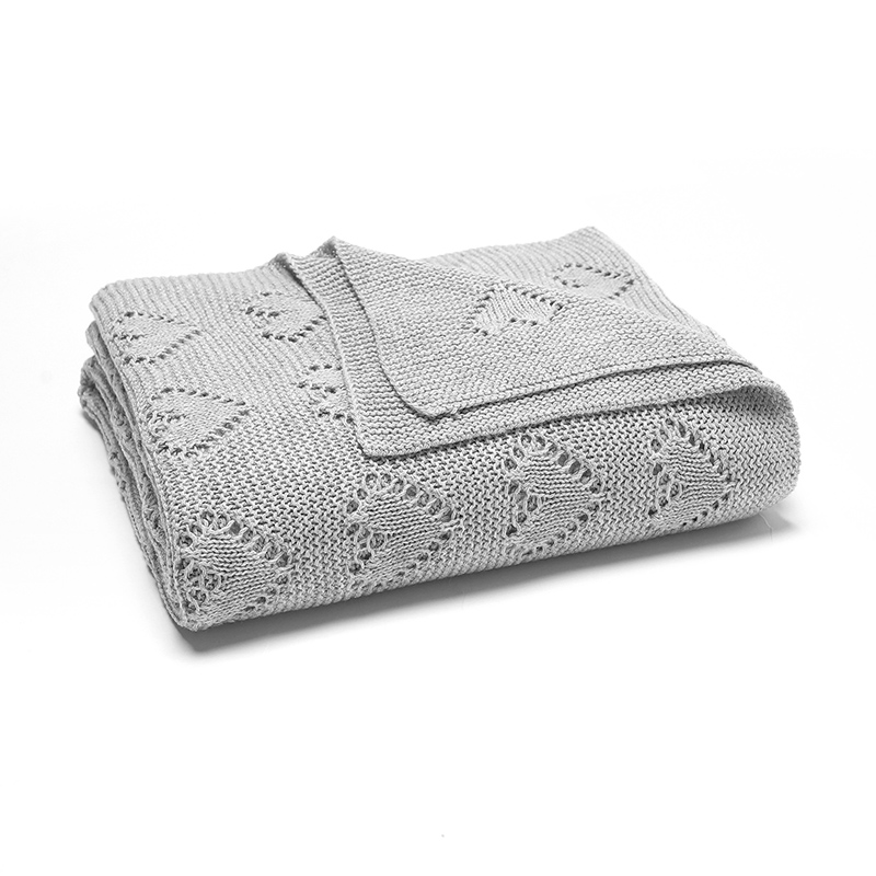 Baby Cotton Blankets Knitted N - Baby Nursery Bedding recension och pris