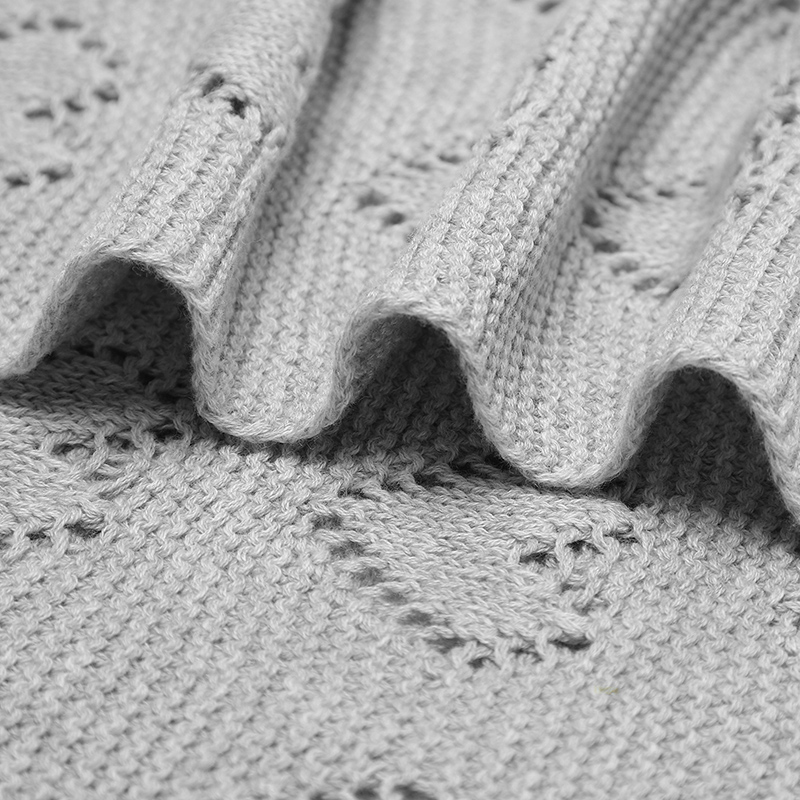 Baby Cotton Blankets Knitted N - Baby Nursery Bedding recension och pris