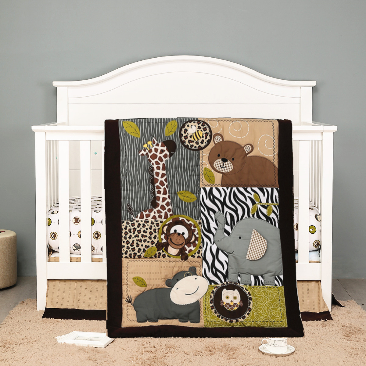 3Pcs Embroidered Newborn Baby  - Baby Nursery Bedding recension och pris